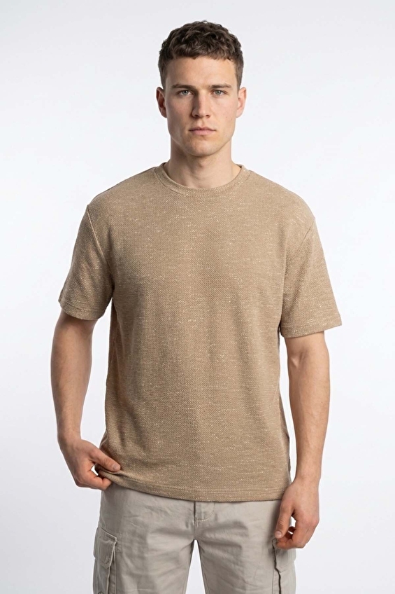 Loft Erkek Tişört LF2042332 BEI Bej Loft Erkek Tişört LF2042332 BEI Bej