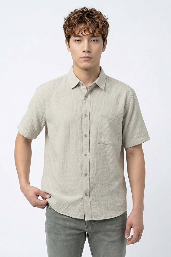 Loft Erkek Gömlek LF2042641 STN Taş Loft Erkek Gömlek LF2042641 STN Taş