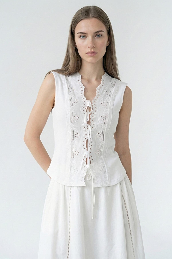 Loft Kadın Bluz LF2043521 Ekru Loft Kadın Bluz LF2043521 Ekru