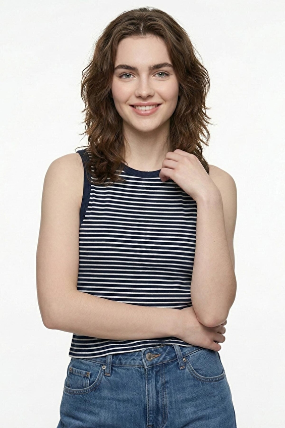 Loft Kadın Bluz LF2042130 Lacivert Loft Kadın Bluz LF2042130 Lacivert