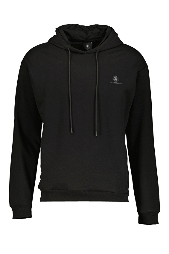 Lumberjack Erkek Sweatshirt BASIC HO SN73 Siyah