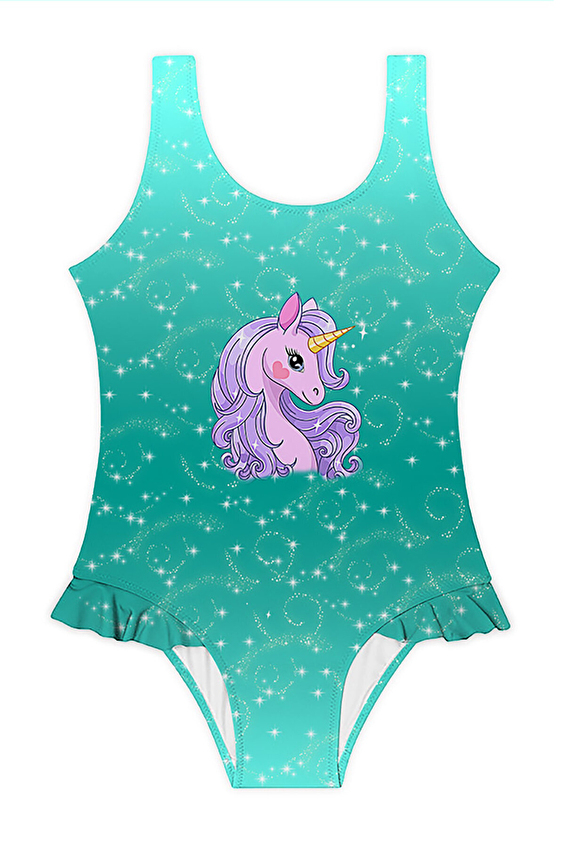 Slipstop Kız Çocuk Mayo BELLISSIMA SWIMSUIT Renkli