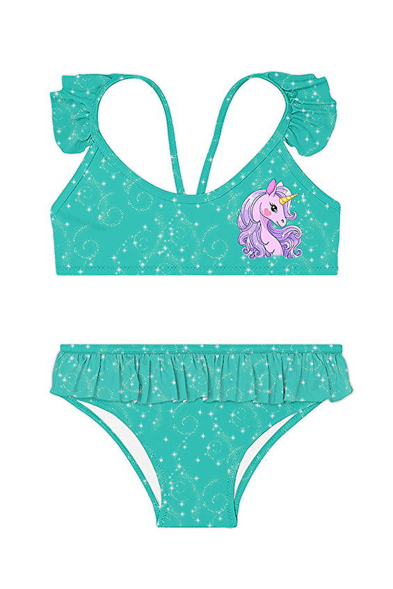 Slipstop Kız Çocuk Bikini Takımı BELLISSIMA BIKINI Renkli