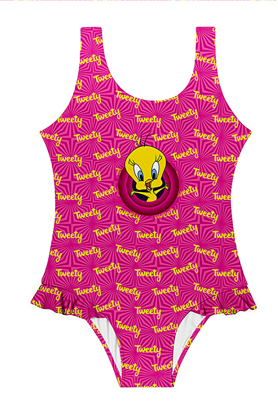 Slipstop Kız Çocuk Mayo Canarino Renkli