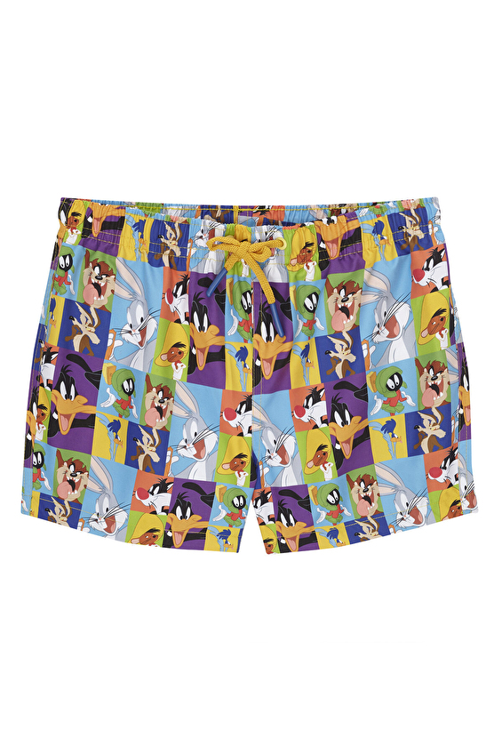 Slipstop Erkek Çocuk Mayo Şort COMICS SHORT Renkli