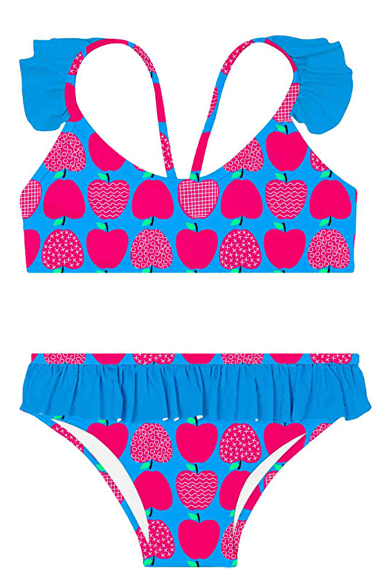 Slipstop Kız Çocuk Bikini Takımı NANY BIKINI Renkli