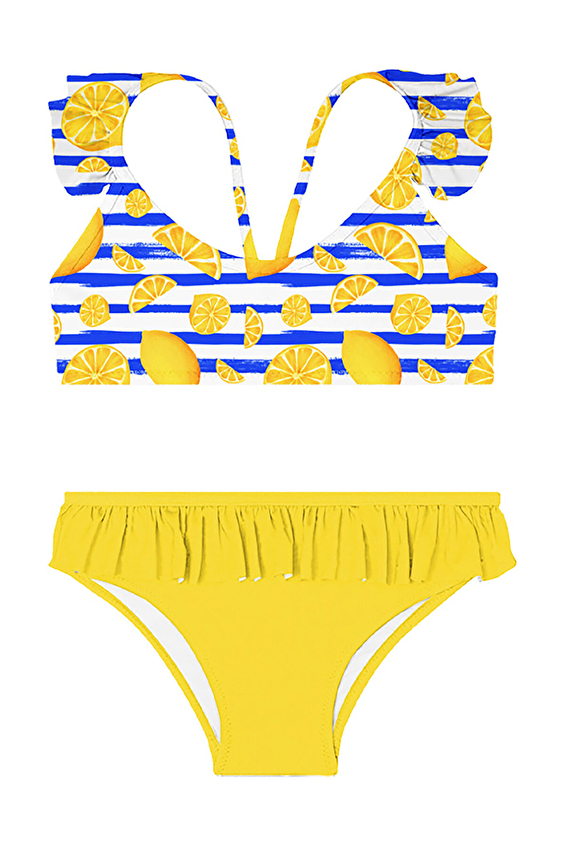 Slipstop Kız Çocuk Bikini Takımı CELLO BIKINI Renkli