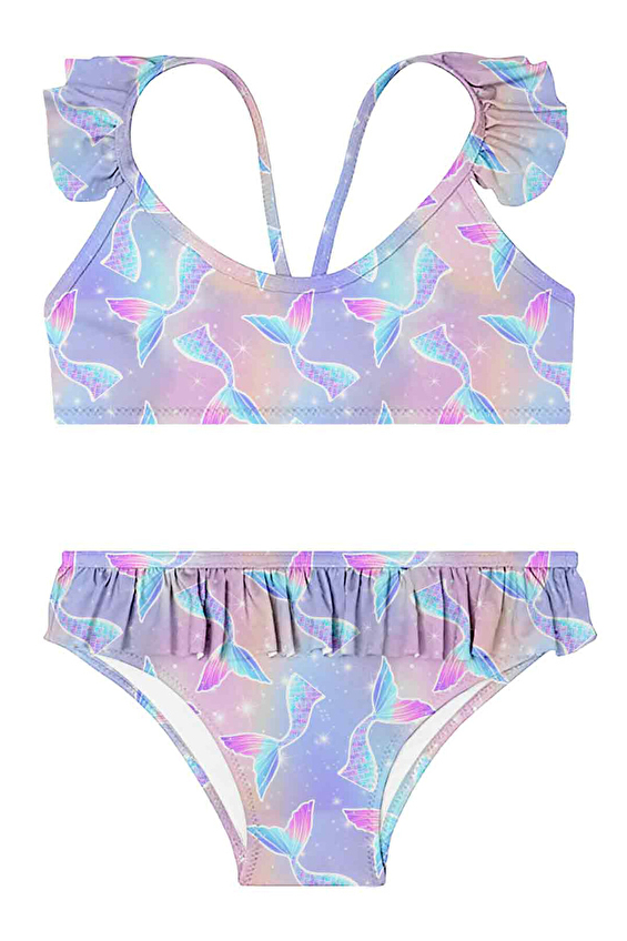 Slipstop Kız Çocuk Bikini Takımı VENICE BIKINI Renkli