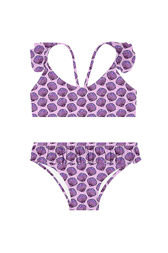 Slipstop Kız Çocuk Bikini Takımı CHACHA BIKINI Renkli