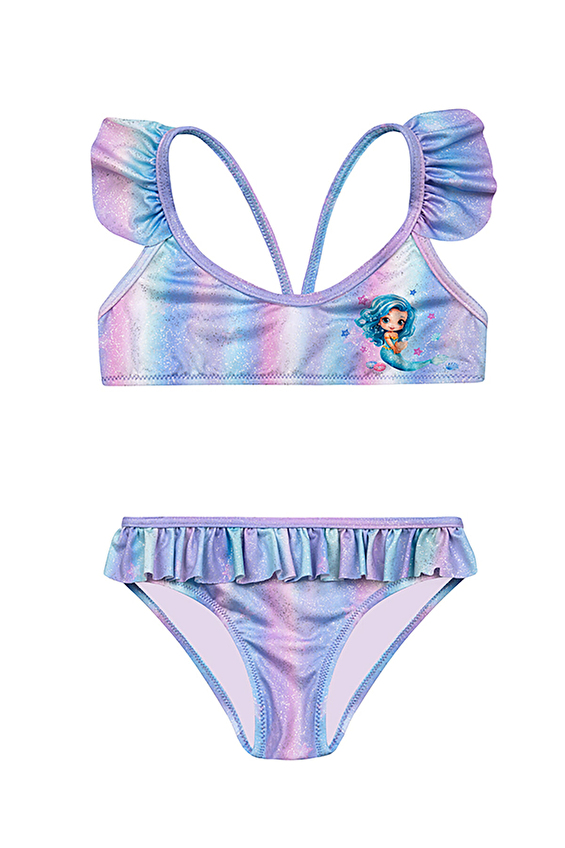 Slipstop Kız Çocuk Bikini SEASTAR BIKINI Renkli