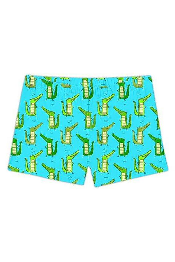 Slipstop Erkek Çocuk Mayo Şort LIZARD TRUNK Renkli