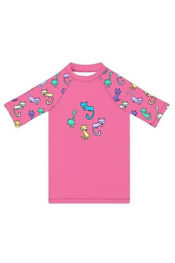 Slipstop Kız Çocuk Tişört KITTIES TSHIRT Renkli