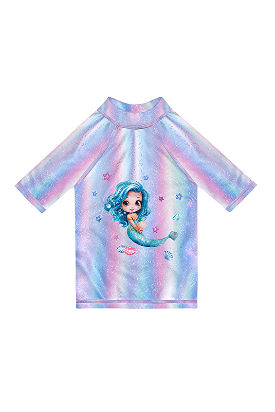 Slipstop Kız Çocuk Tişört SEASTAR TSHIRT Renkli