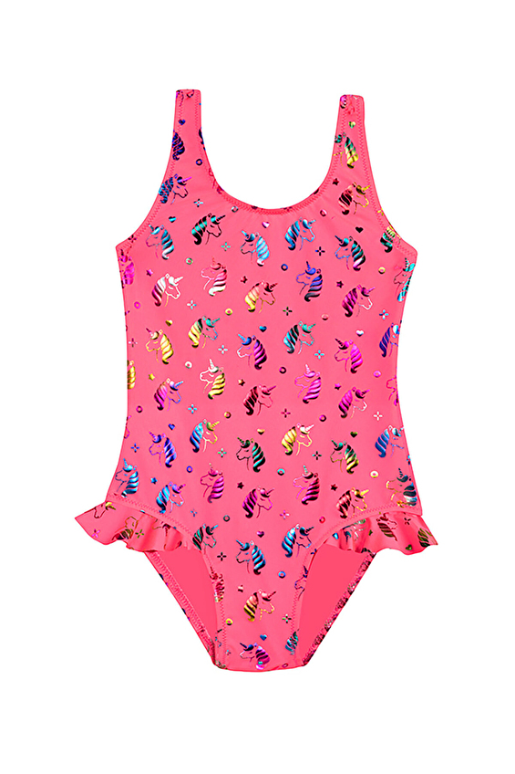 Slipstop Kız Çocuk Mayo LIZ SWIMSUIT Renkli