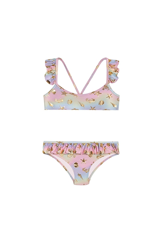 Slipstop Kız Çocuk Bikini GOLDEN BIKINI Renkli Slipstop Kız Çocuk Bikini GOLDEN BIKINI Renkli