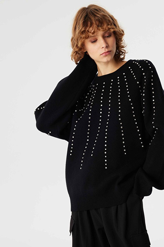 Twist Kadın Kazak TW6240050210 Siyah Twist Kadın Kazak TW6240050210 Siyah