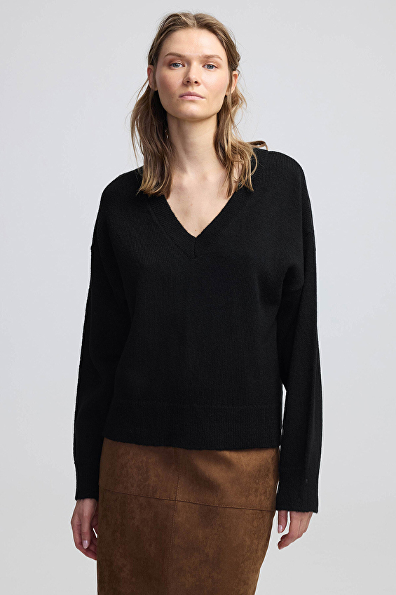 İpekyol Kadın Kazak IW6240050252 Siyah İpekyol Kadın Kazak IW6240050252 Siyah