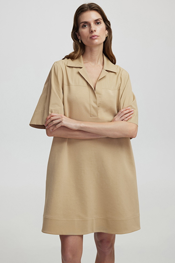 İpekyol Kadın Elbise IS1250002242 Bej İpekyol Kadın Elbise IS1250002242 Bej