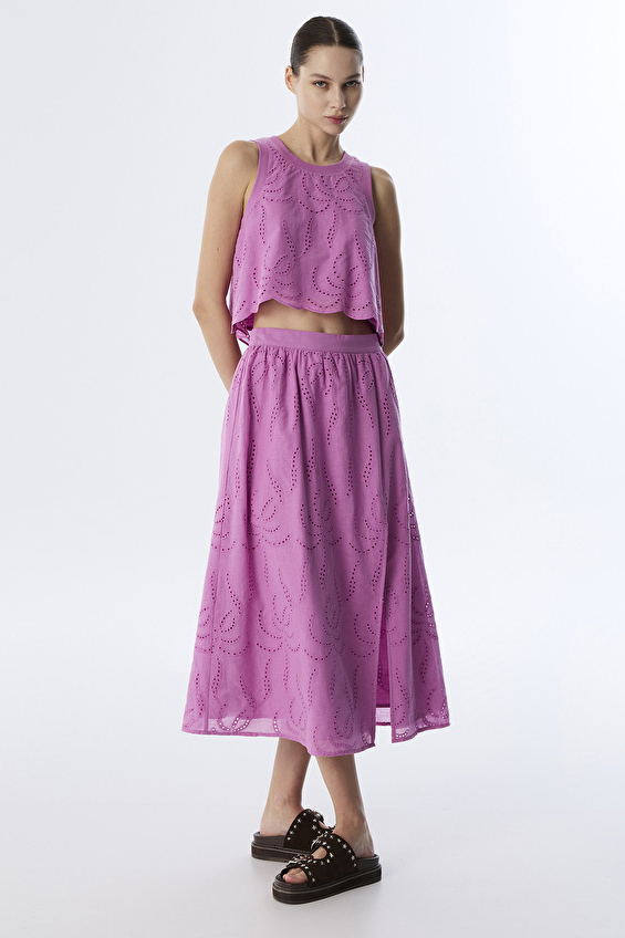 Twist Kadın Etek TS1250004109 Mor Twist Kadın Etek TS1250004109 Mor