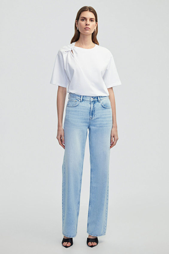 İpekyol Wide Leg Fit Fermuar Kapama Tam Boy Paça Yüksek Bel Kadın Kot Pantolon IS1250018029 Indıgo İpekyol Wide Leg Fit Fermuar Kapama Tam Boy Paça Yüksek Bel Kadın Kot Pantolon IS1250018029 Indıgo