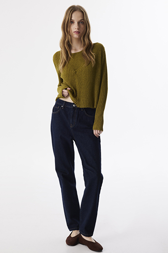 Twist Kadın Kot Pantolon TS1250018028 Lacivert Twist Kadın Kot Pantolon TS1250018028 Lacivert