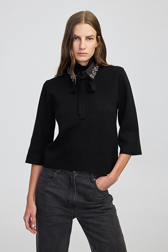 İpekyol Kadın Triko IW6250050032 Siyah İpekyol Kadın Triko IW6250050032 Siyah