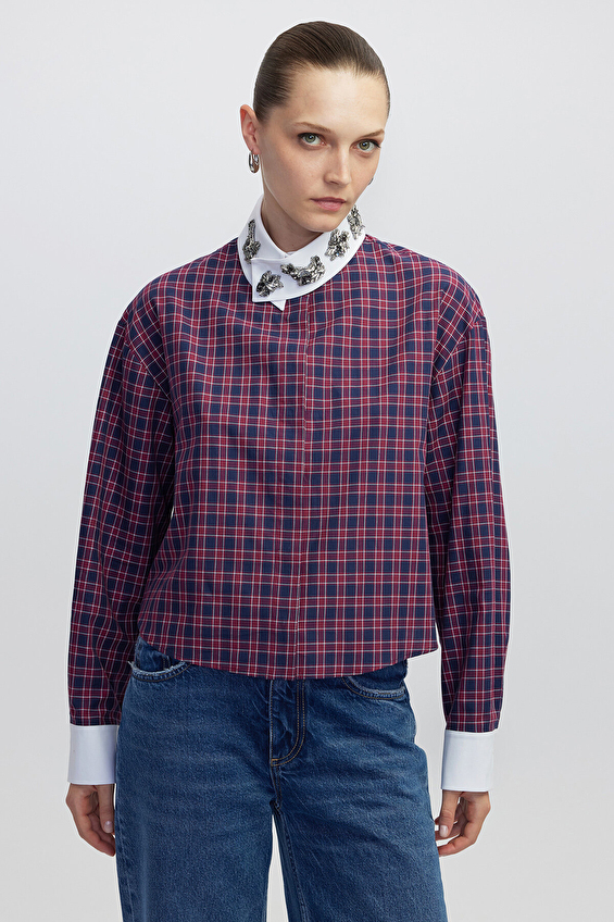 İpekyol Kadın Bluz IW6250025053 Bordo İpekyol Kadın Bluz IW6250025053 Bordo