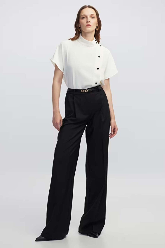 İpekyol Kadın Pantolon IW6250003101 Siyah İpekyol Kadın Pantolon IW6250003101 Siyah