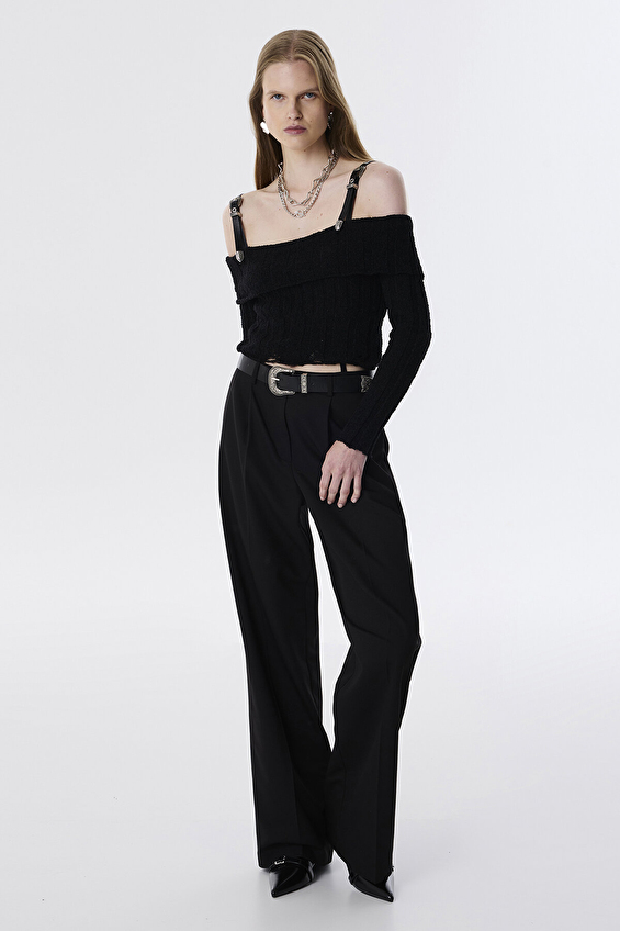 Twist Kadın Pantolon TW6250003110 Siyah Twist Kadın Pantolon TW6250003110 Siyah