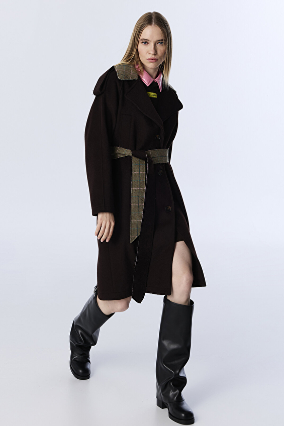 Twist Kadın Kaban TW6250008039 Kahverengi Twist Kadın Kaban TW6250008039 Kahverengi