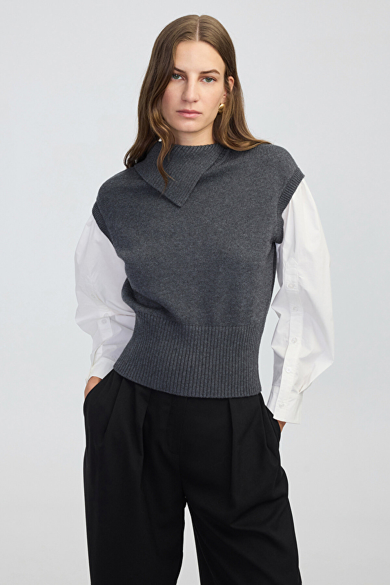 İpekyol Kadın Triko IW6250050430 Antrasit İpekyol Kadın Triko IW6250050430 Antrasit