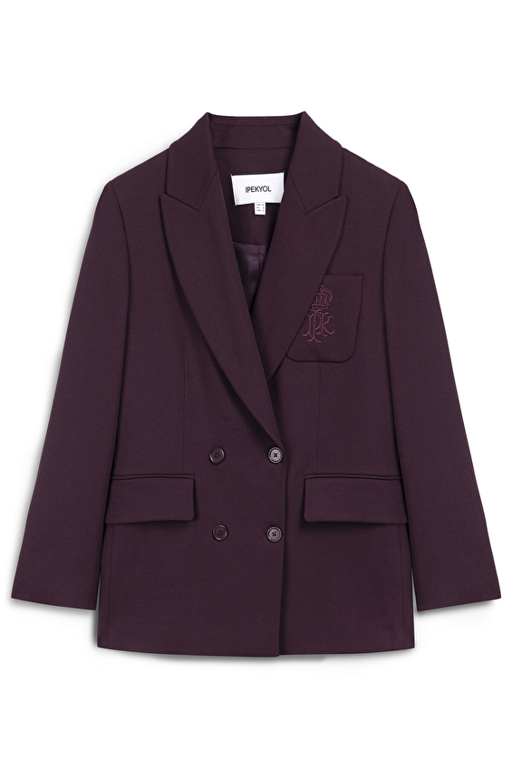 İpekyol Kadın Ceket IW6250106023 Bordo İpekyol Kadın Ceket IW6250106023 Bordo