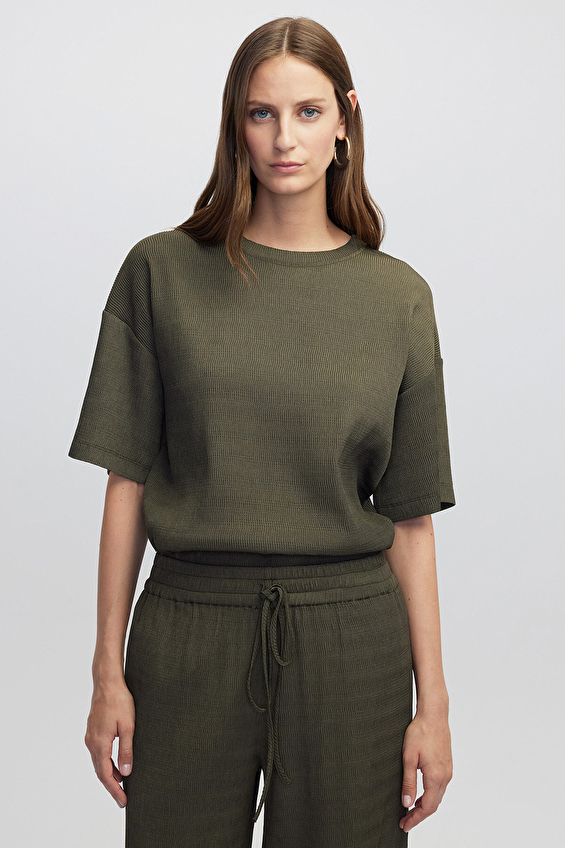 İpekyol Kadın Bluz IW6250006059 Haki İpekyol Kadın Bluz IW6250006059 Haki