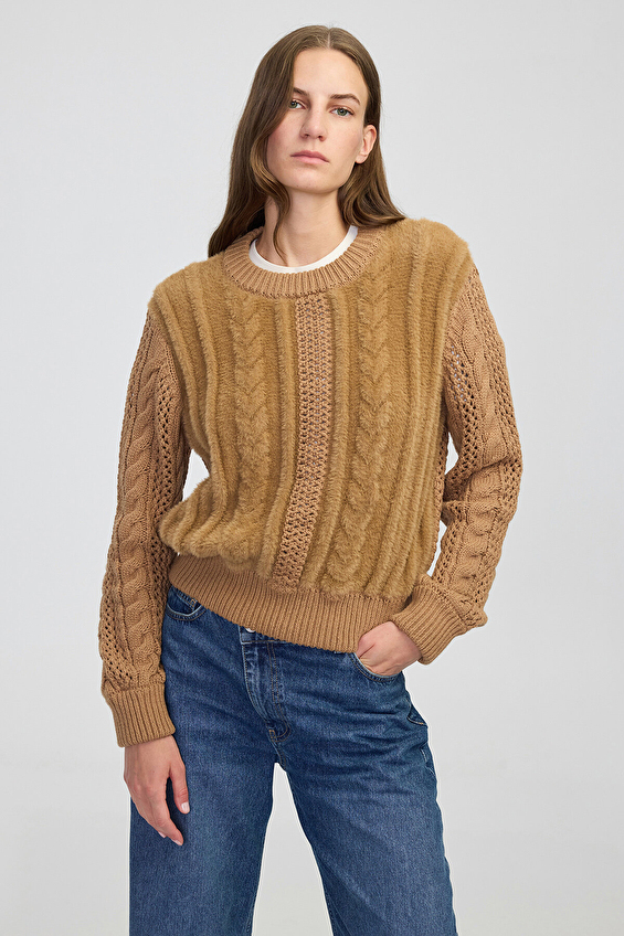 İpekyol Kadın Triko IW6250050473 Camel İpekyol Kadın Triko IW6250050473 Camel