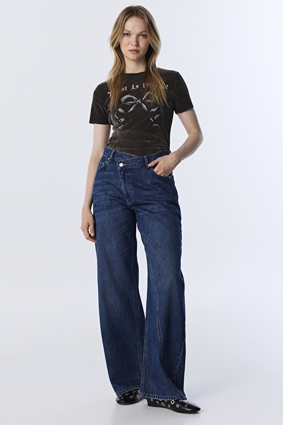 Twist Kadın Kot Pantolon TW6250018040 Indıgo Twist Kadın Kot Pantolon TW6250018040 Indıgo