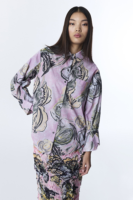 Twist Kadın Gömlek TS1260025129 Pembe Twist Kadın Gömlek TS1260025129 Pembe