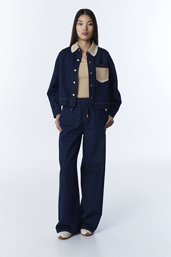 Twist Kadın Pantolon TS1260003143 Indıgo Twist Kadın Pantolon TS1260003143 Indıgo