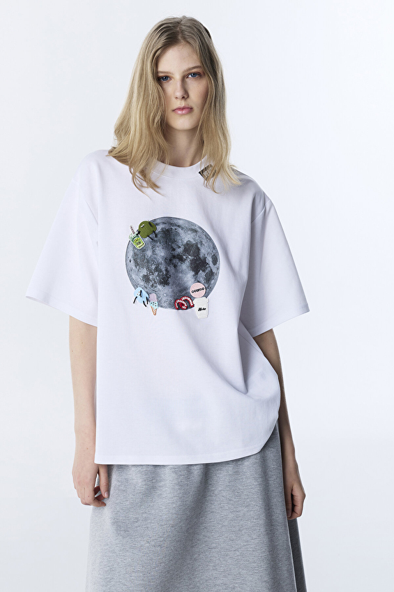 Twist Kadın Tişört TS1260070087 Ekru Twist Kadın Tişört TS1260070087 Ekru