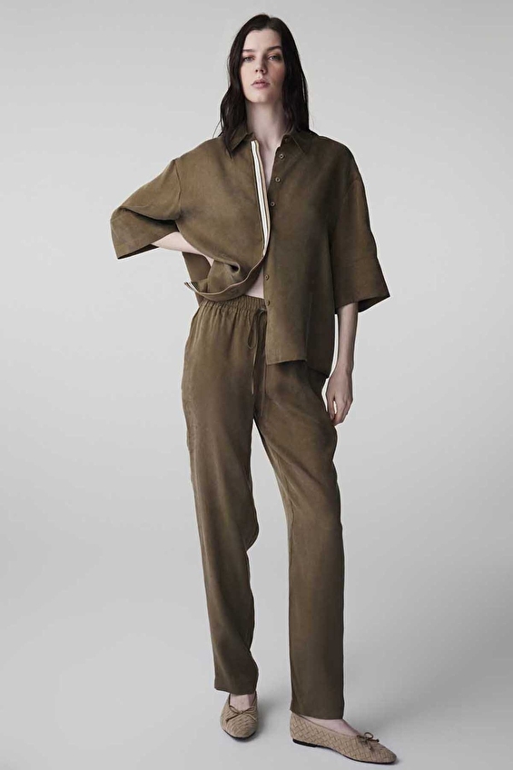 İpekyol Kadın Pantolon IS1260003151 Haki İpekyol Kadın Pantolon IS1260003151 Haki