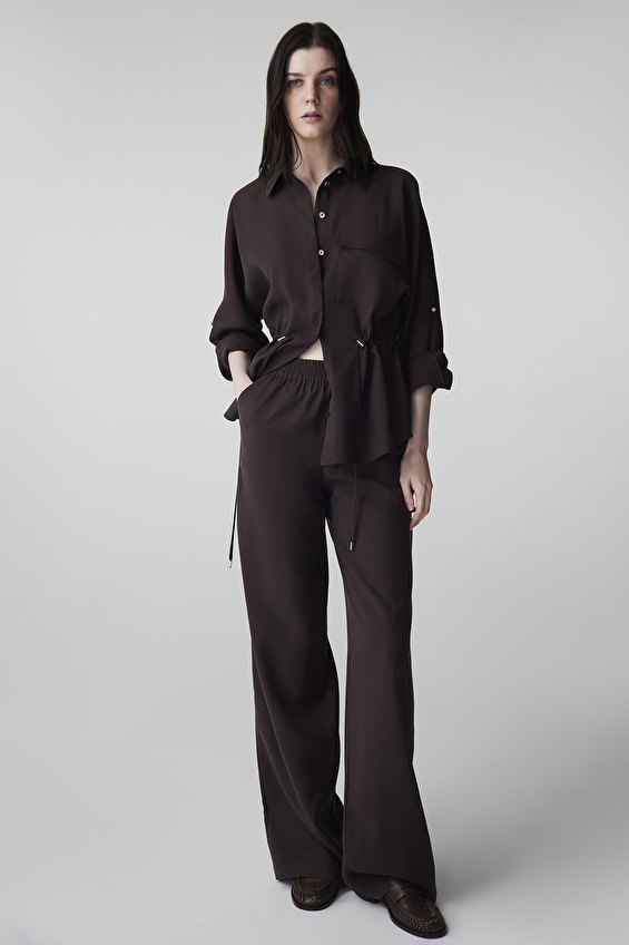 İpekyol Kadın Pantolon IS1260003156 Kahverengi İpekyol Kadın Pantolon IS1260003156 Kahverengi