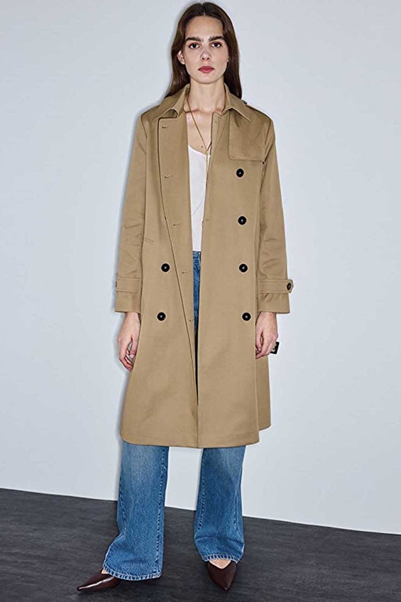 İpekyol Kadın Pardesü IS1260011021 Bej İpekyol Kadın Pardesü IS1260011021 Bej