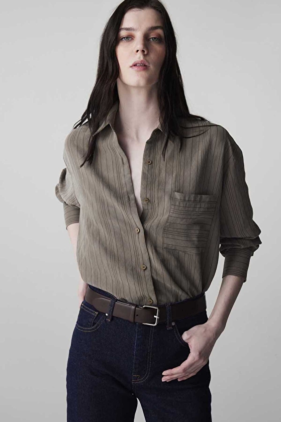 İpekyol Kadın Gömlek IS1260025157 Haki İpekyol Kadın Gömlek IS1260025157 Haki