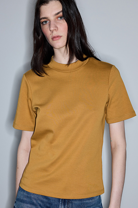 İpekyol Kadın Tişört IS1260070101 Hardal İpekyol Kadın Tişört IS1260070101 Hardal
