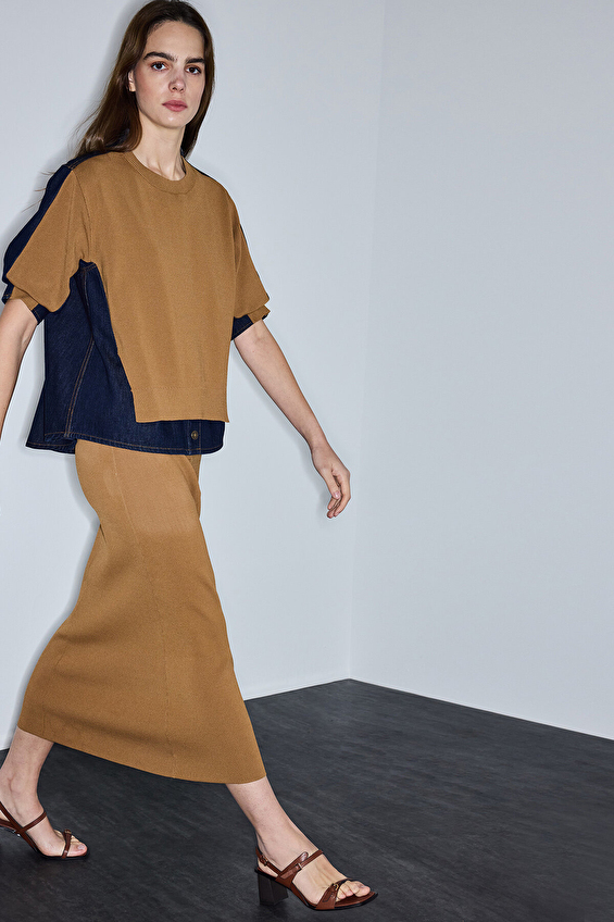 İpekyol Kadın Etek IS1260004071 Tütün İpekyol Kadın Etek IS1260004071 Tütün