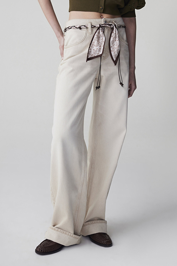 İpekyol Kadın Pantolon D IS1260018020 Bej İpekyol Kadın Pantolon D IS1260018020 Bej