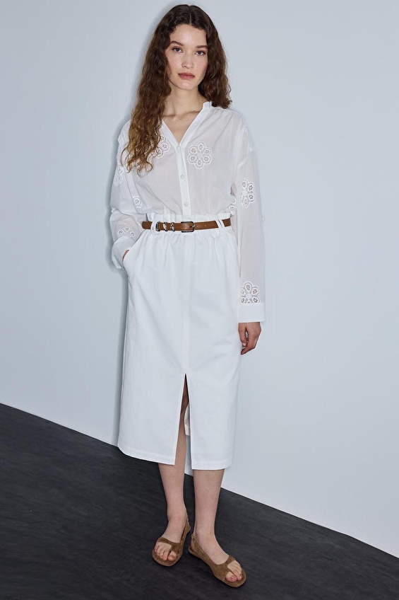 İpekyol Kadın Elbise IS1260002370 Beyaz İpekyol Kadın Elbise IS1260002370 Beyaz