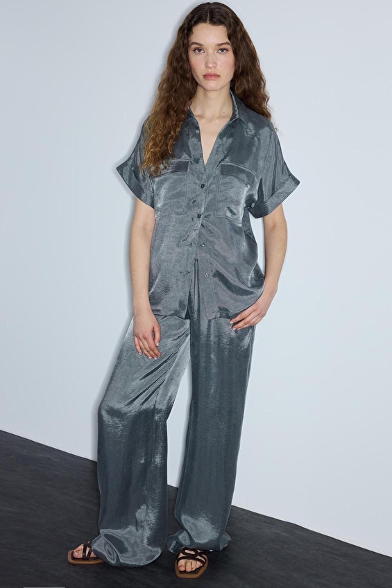 İpekyol Kadın Pantolon IS1260003245 Gri İpekyol Kadın Pantolon IS1260003245 Gri