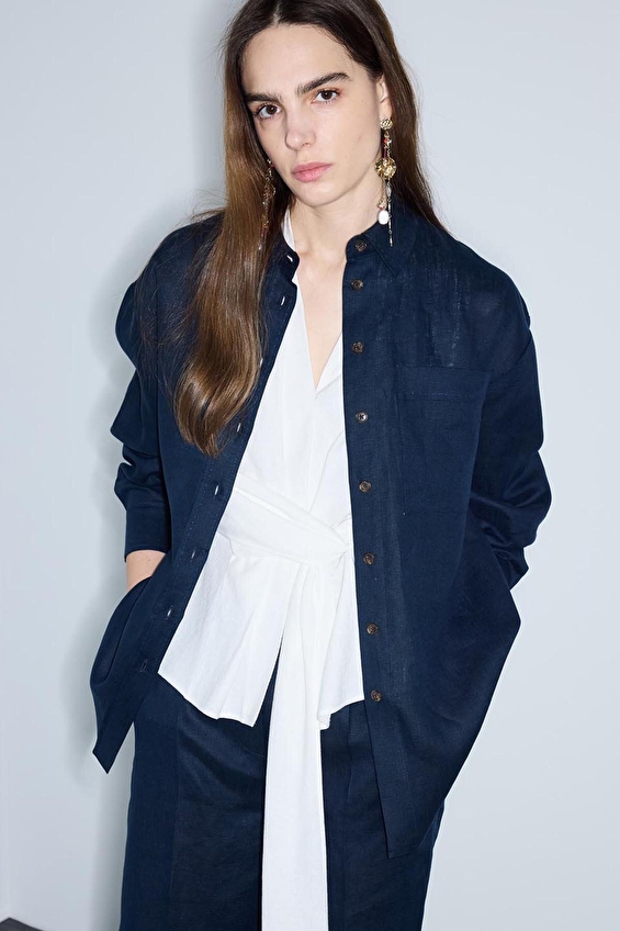 İpekyol Kadın Bluz IS1260025248 Lacivert İpekyol Kadın Bluz IS1260025248 Lacivert