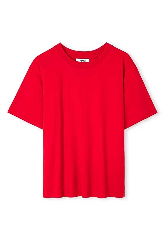 İpekyol Kadın Tişört IS1260070240 Kırmızı İpekyol Kadın Tişört IS1260070240 Kırmızı