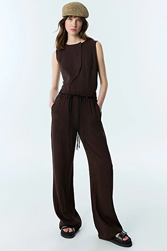 Twist Kadın Pantolon TS1260003261 Kahverengi Twist Kadın Pantolon TS1260003261 Kahverengi
